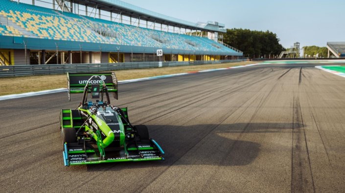 Rennwagen der Projektgruppe eMotorsports Cologne