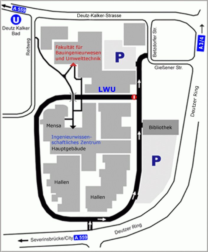 LWU Lageplan