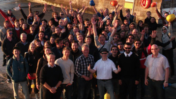 Gruppenfoto der International Civil Engineering Week 2015 (Bild: Neuenhofer / TH Köln)