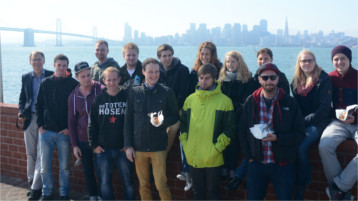 Gruppenfoto der Exkursion nach San Francisco und Los Angeles 2013 (Bild: Neuenhofer / TH Köln)