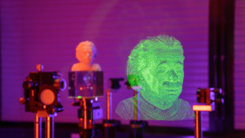 Holographie (Bild: M. Frensch / TH Köln)