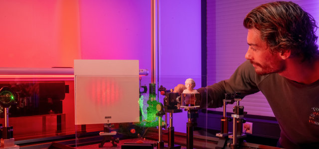 Holographie (Bild:M. Frensch / TH Köln)