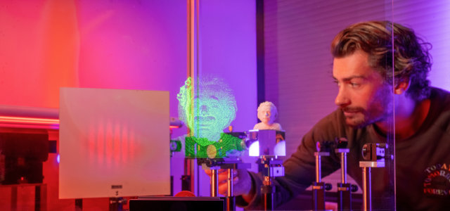 Holographie (Bild:M. Frensch / TH Köln)