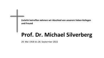 Nachruf Prof. Dr. Silverberg (Bild: Ralph Schumcher (TH-Köln)) Nachruf Prof. Dr. Silverberg (Bild: Ralph Schumcher (TH-Köln))