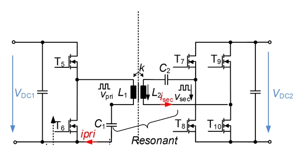 Resonanzwandler mit 15cm-Luftspalt Trafo Resonanzwandler mit 15cm-Luftspalt Trafo