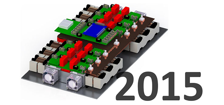 Masterarbeit "Entwicklung eines mehrphasigen DC/DC-Wandlers für Elektro- und Hybrid PKW" (Bild: C. Engelhard, TH Köln)