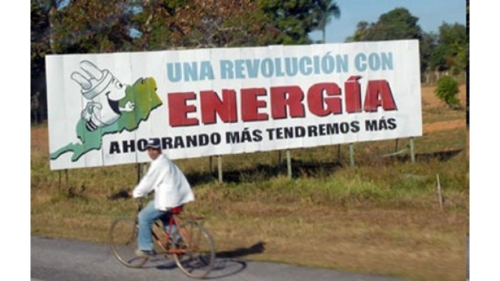 Energiesparkampagne in Kuba