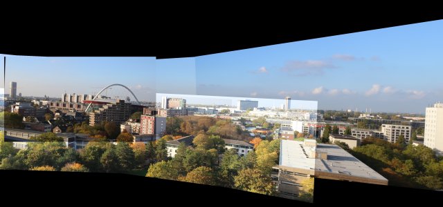 Zusammengefügtes Panorma Köln (Bild:TH Köln - Jan Salmen)