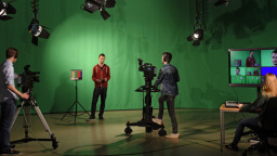 Videostudio des Instituts für medien- und Phototechnik (Bild: M. Schuff/ZH Köln)