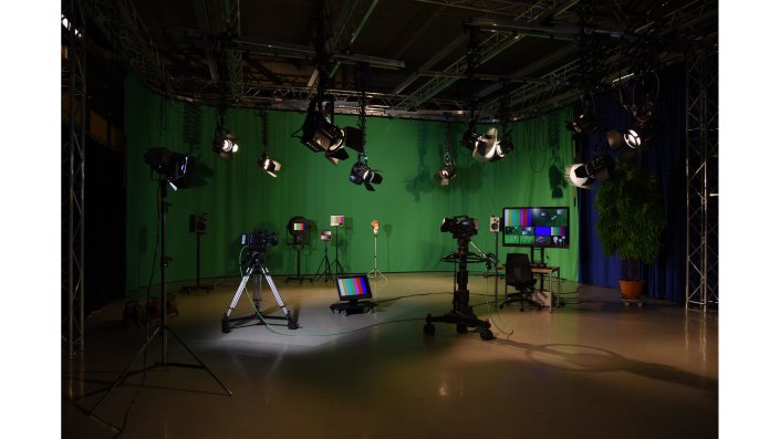 Das Videostudio des Instituts für Medien- und Phototechnik