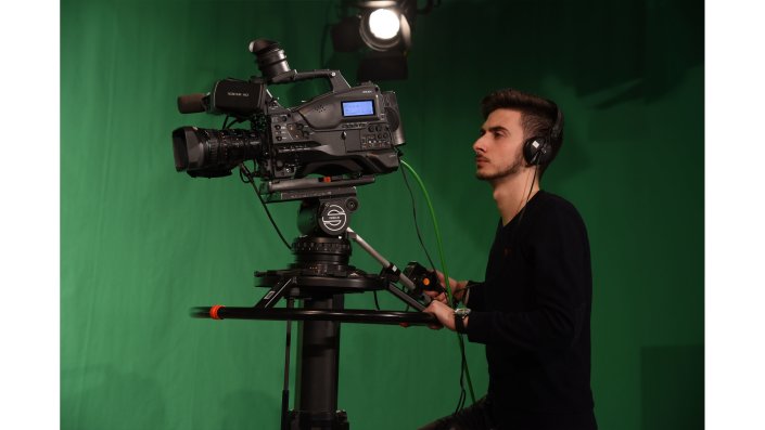 Videokamera im Studio