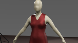 In SkEtch3D erstelltes Kleid  (Bild: Gabriel Schmitz, TH Köln)