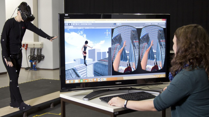 Akrophobiesimulation in einer virtuellen Umgebungen Akrophobiesimulation in einer virtuellen Umgebungen
