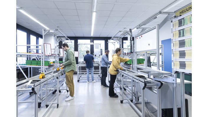 Reales Beispiel einer Fertigungsanlage beim IFP 