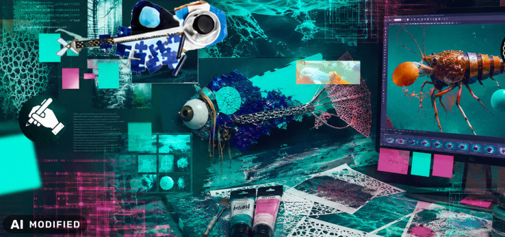 Von der analogen Gestaltung zur KI-gestützten Animation (Bild: TH Köln-Nicole Russi (AI modified))
