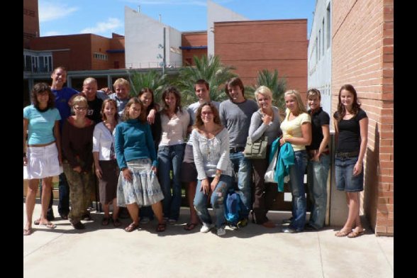 Sprachkursgruppe am Campus Gandia