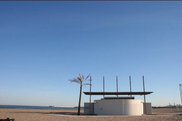 Der Strand von Valencia