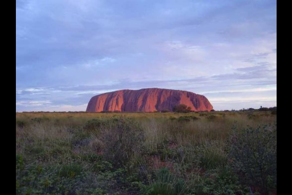 Blick auf den Ayers Rock