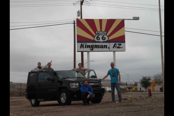 Gruppenbild mit Range Rover