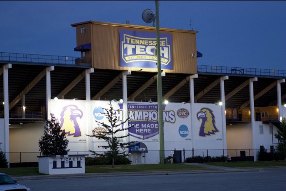 Fassade der Tennessee Tech Football Arena