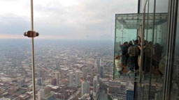 Aussicht auf Chicago vom Skydeck aus (Bild: Arno Daniel)