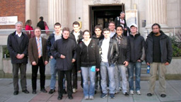 Gruppenbild der Exkursionsteilnehmer. (Bild: FH Köln)