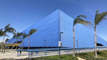 Walter Pyramid Sportarena on Campus (Bild: Alexander Meinert)