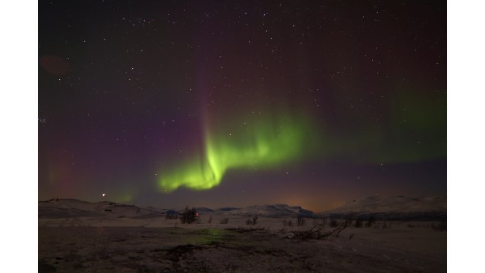 Polarlichter in Lappland