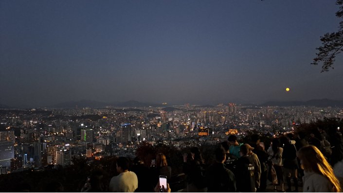 Seoul at night