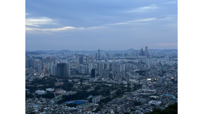 Aussicht auf Seoul vom Namsan Tower
