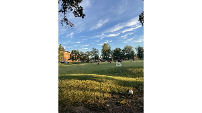 Fussball auf dem Campus