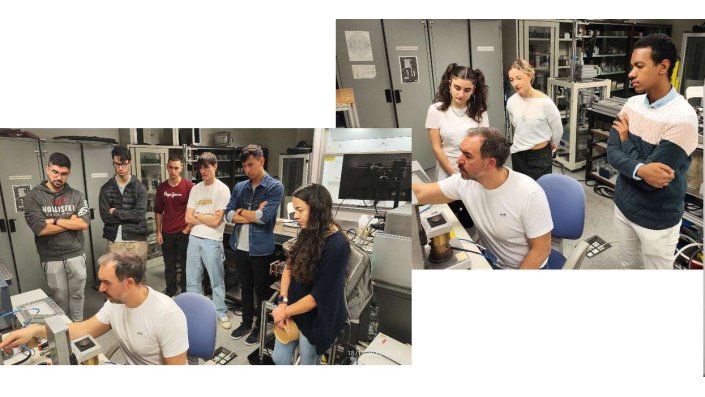 Lab sessions at UPV hands-on work with professional equipment