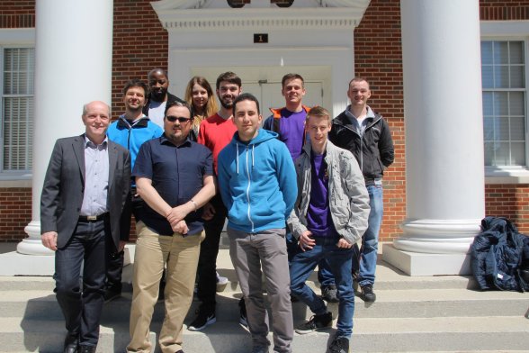 The group (and Charlie Wilkerson, lower row, 2nd from left)