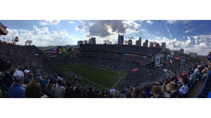 NFL Spieltag der Tennessee Titans in Nashville