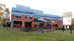 Campus Gelände der Swinburne University of Technology in Melbourne, Australien (Bild: Moritz Falkenstein)