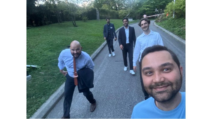 Colabo Team bei der CISBAT 2025 in Lausanne, Spaziergang