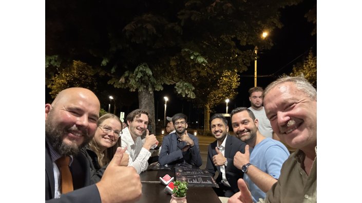 Colabo Team bei der CISBAT 2025 in Lausanne, Abendprogramm