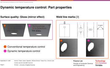 Oberflächenqualität bei variothermer Temperierung