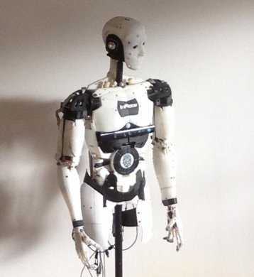 Selbstentwickelter humanoider Roboter (Hyperion-M1).