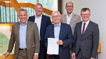 Der Geplante „innovation Hub Bergisches Rheinland“ Hat Einen Trägerverein - Der Vorstand-Schnitt (Bild: Dennis Börsch)
