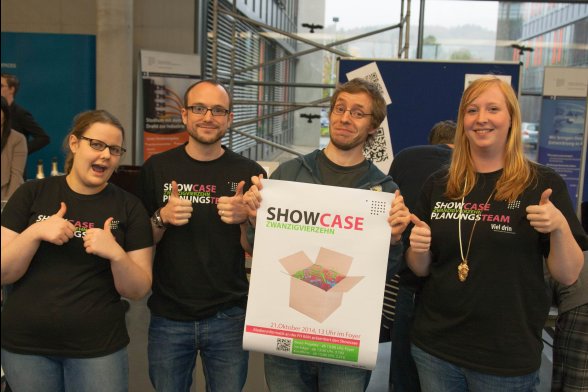 Das Organisationsteam des Showcase 2014