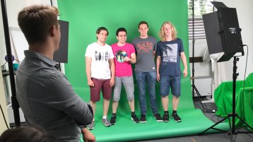 Tag der offenen Tür im Media-Lab Leverkusen (Bild: Viola Gräfenstein/TH Köln) Tag der offenen Tür im Media-Lab Leverkusen (Bild: Viola Gräfenstein/TH Köln)