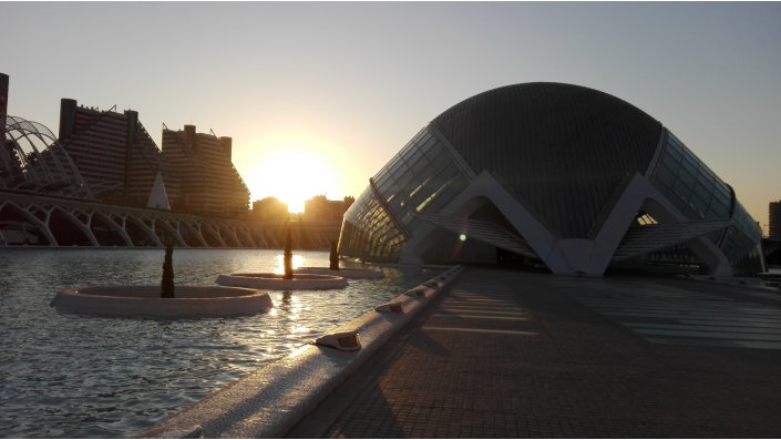 Valencia bei Nacht