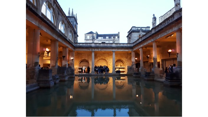 das Römische Bad in Bath, England