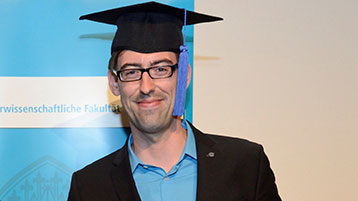 Dr. Christian Wenning auf der Promotionsfeier der Universität zu Köln (Bild: Universität zu Köln)