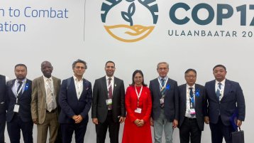 International Officials at the UNCCD COP17 (Bild: Dr. Hassan Aboelnga)