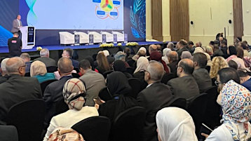 Audience during Prof. Ribbe's presentation at the Cairo Water Week 2025 (Image: Dr. Hassan Aboelnga) Audience during Prof. Ribbe's presentation at the Cairo Water Week 2025 (Image: Dr. Hassan Aboelnga)