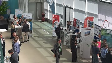 Stand von Fakultät und Akademie bei der Resilience Expo 2026 (Bild: Fakultät für Raumentwicklung und Infrastruktursysteme)