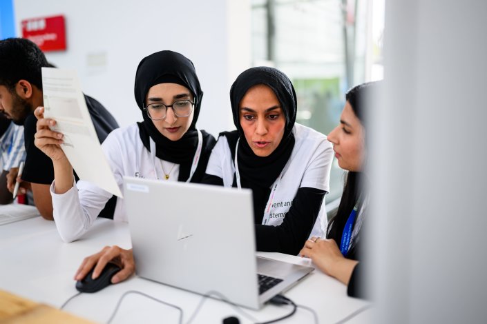 Students of TH Köln at IFAT 2026