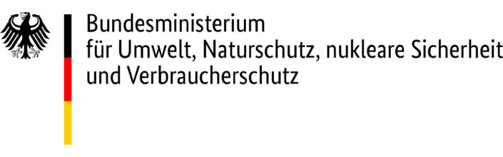 Logo Bundesministeriums für Umwelt, Naturschutz, nukleare Sicherheit und Verbraucherschutz (BMUV) 